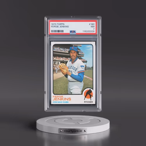 1973 Topps #180 Fergie Jenkins (PSA 7 NM)