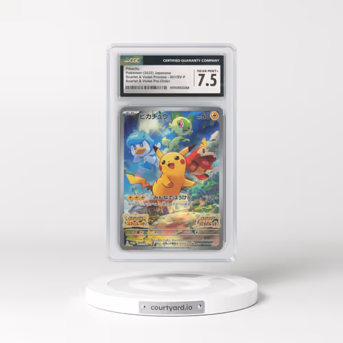 2022 Scarlet & Violet Promos #001/SV-P Pikachu - Scarlet & Violet Pre-Order (CGC 7.5 NM+)