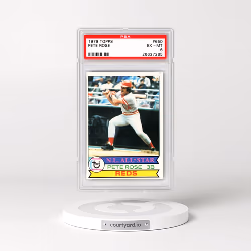 1979 Topps #650 Pete Rose (PSA 6 EX-MT)