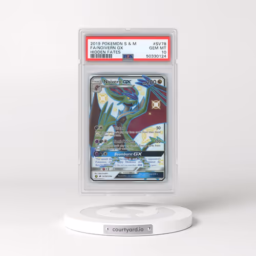 2019 Pokémon Sun & Moon Hidden Fates #SV78 Noivern GX - Holo Full Art (PSA 10 GEM MINT)