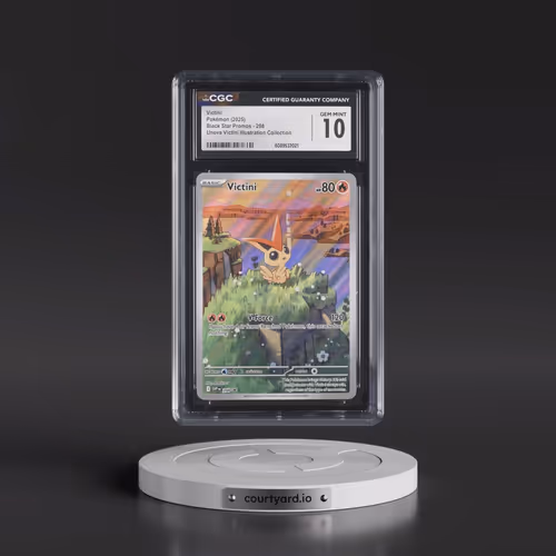 2025 Pokémon Svp EN-SV Black Star Promo #208 Victini - Unova Victini Illustration Collection (CGC 10