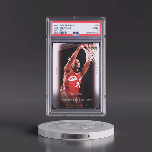 2003 Upper Deck Lebron James Box Set #15 LeBron James (PSA 9 MINT)