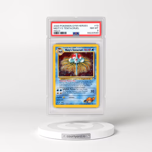 2000 Pokémon Gym Heroes #10 Misty's Tentacruel - Holo (PSA 8 NM-MT)