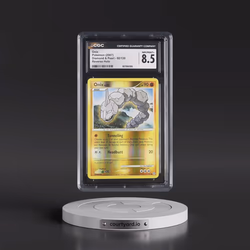 2007 Diamond & Pearl #92/130 Onix - Reverse Holo (CGC 8.5 NM-MT+)