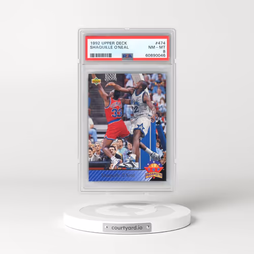 1992 Upper Deck #474 Shaquille O'Neal (PSA 8 NM-MT)