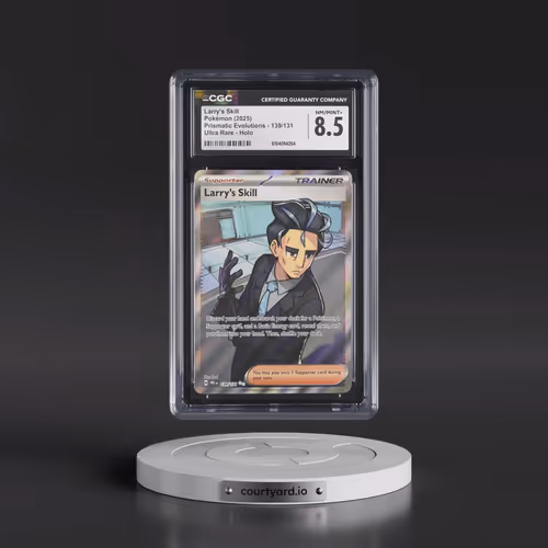 2025 Pokémon Pre EN-Prismatic Evolutions #139 Larry's Skill - Ultra Rare (CGC 8.5 NM-MT+)