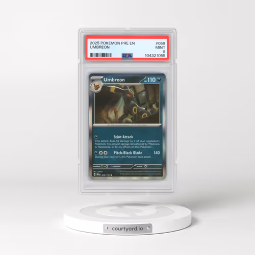 2025 Pokémon Pre EN-Prismatic Evolutions #059 Umbreon (PSA 9 MINT)