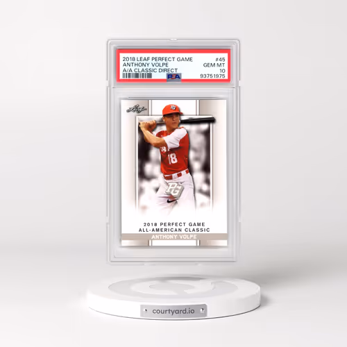 2018 Leaf Perfect Game All-American Classic Direct #45 Anthony Volpe (PSA 10 GEM MINT)