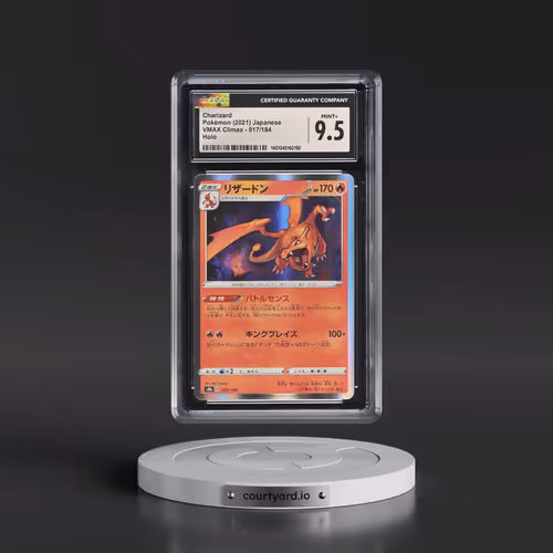 2021 VMAX Climax #017/184 Charizard - Line Holo (CGC 9.5 MINT+)
