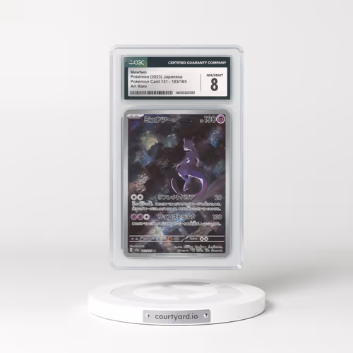2023 Japanese Pokémon 151 #183 Mewtwo - Full Art Holo (CGC 8 NM-MT)