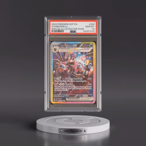 2024 Pokémon Ssp EN-Surging Sparks #240 Hydreigon EX - Holo Special Illustration Rare (PSA 10 GEM MI