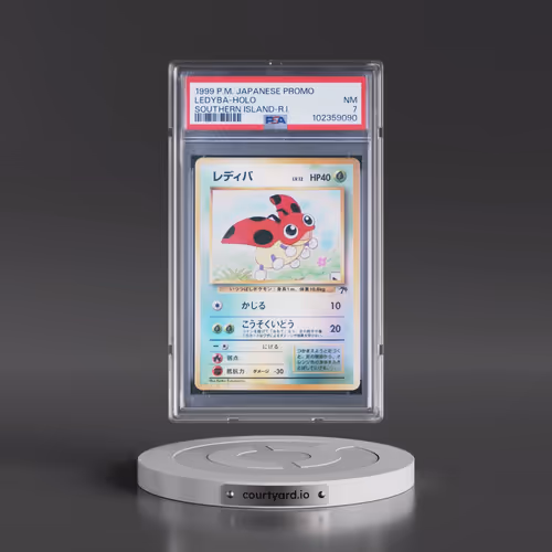 1999 Pokémon Promo Southern Islands Ledyba - Holo Southern Island-R.I. (PSA 7 NM)