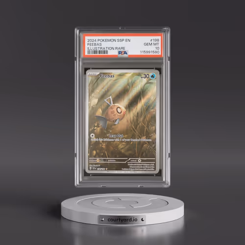 2024 Pokémon Ssp EN-Surging Sparks #198 Feebas - Illustration Rare (PSA 10 GEM MINT)