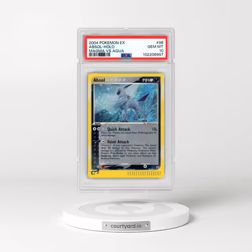 2004 Pokémon EX Team Magma VS Team Aqua #96 Absol - Holo (PSA 10 GEM MINT)