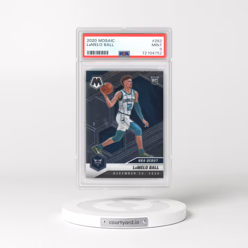 2020 Panini Mosaic #262 LaMelo Ball (PSA 9 MINT)