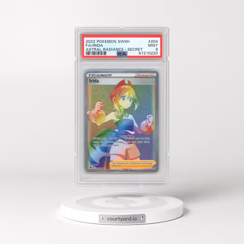 2022 Pokémon Sword & Shield Astral Radiance #204 Irida - Full Art Secret (PSA 9 MINT)