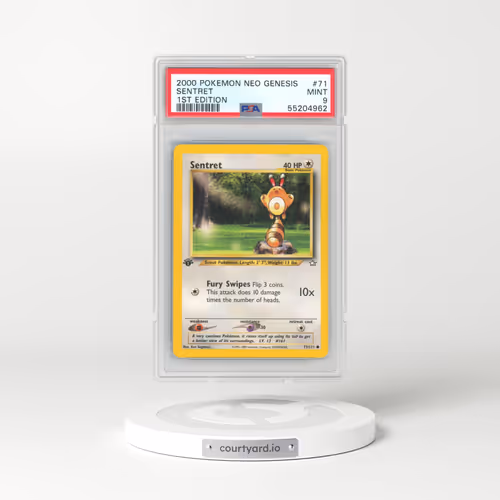 2000 Pokémon Neo Genesis #71 Sentret - 1st Edition (PSA 9 MINT)
