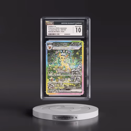 2024 High Class Pack: Terastal Fest ex - sv8a #200/187 Leafeon ex - Special Art Rare Holo (CGC 10 GE