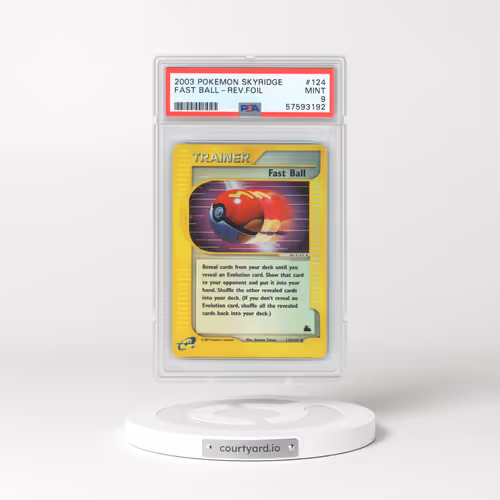 2003 Pokémon Skyridge #124 Fast Ball - Reverse Foil (PSA 9 MINT)