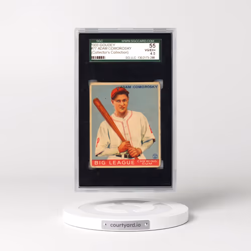 1933 Goudey #77 Adam Comorosky (SGC 4.5 VG-EX+)