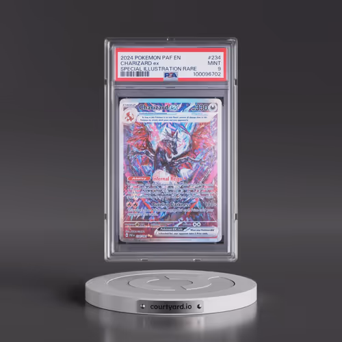 2024 Pokémon Paf EN-Paldean Fates #234 Charizard EX - Holo Special Illustration Rare (PSA 9 MINT)