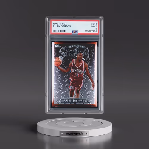 1996 Finest #240 Allen Iverson (PSA 9 MINT)