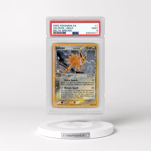 2005 Pokémon EX Delta Species #7 Jolteon - Holo (PSA 9 MINT)