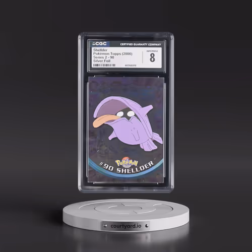 1999 Series 2 (Oval Nintendo Seal) #90 Shellder - Silver Foil (CGC 8 NM-MT)