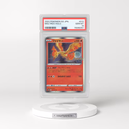 2022 Pokémon Go #012 Moltres - Holo (PSA 10 GEM MINT)