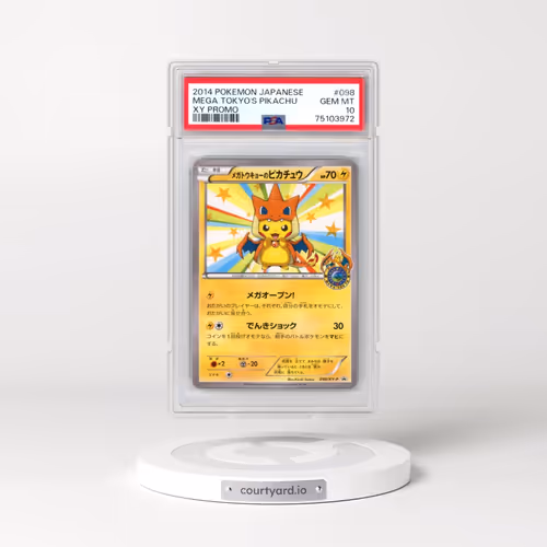 2014 Pokémon XY Promo #098 Mega Tokyo's Pikachu (PSA 10 GEM MINT)
