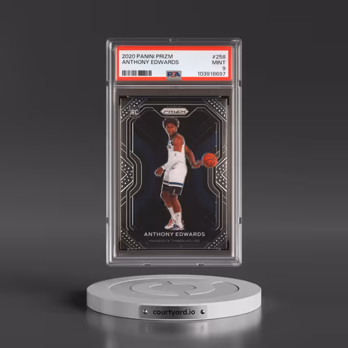 2020 Panini Prizm #258 Anthony Edwards (PSA 9 MINT)