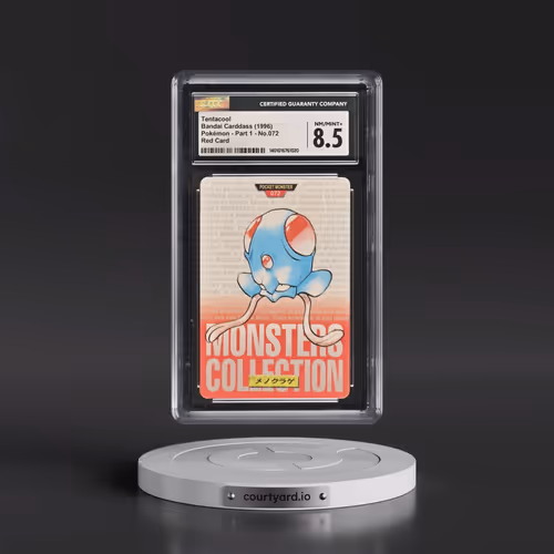 1996 (Monsters Collection) Part 1 #072 Tentacool - Red Card (CGC 8.5 NM-MT+)