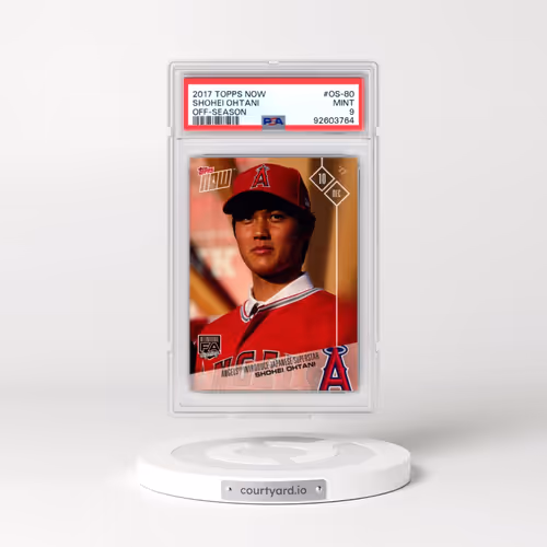 2017 Topps Now Off-Season #OS-80 Shohei Ohtani (PSA 9 MINT)