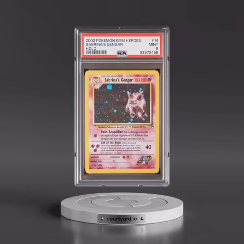 2000 Pokémon Gym Heroes #14 Sabrina's Gengar - Holo (PSA 9 MINT)