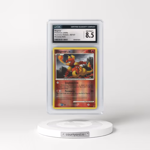2009 Supreme Victors #65/147 Magmar - Reverse Holo (CGC 8.5 NM-MT+)