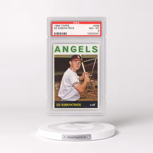 1964 Topps #296 Ed Kirkpatrick (PSA 8 NM-MT)