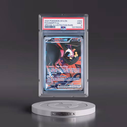 2024 Pokémon Sfa EN-Shrouded Fable #092 Fezandipiti EX - Holo Special Illustration Rare (PSA 9 MINT)