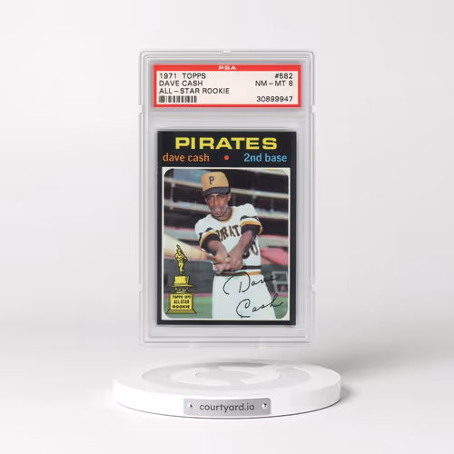 1971 Topps #582 Dave Cash (PSA 8 NM-MT)