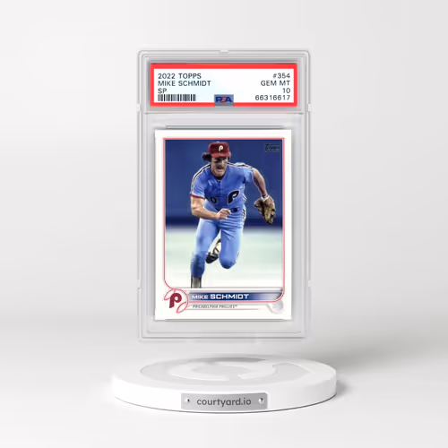 2022 Topps #354 Mike Schmidt - Series 2-SP (PSA 10 GEM MINT)