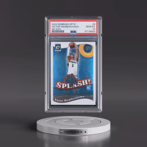 2023 Panini Donruss Optic Splash #6 Victor Wembanyama (PSA 10 GEM MINT)