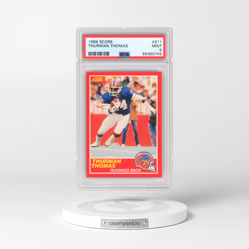1989 Score #211 Thurman Thomas (PSA 9 MINT)