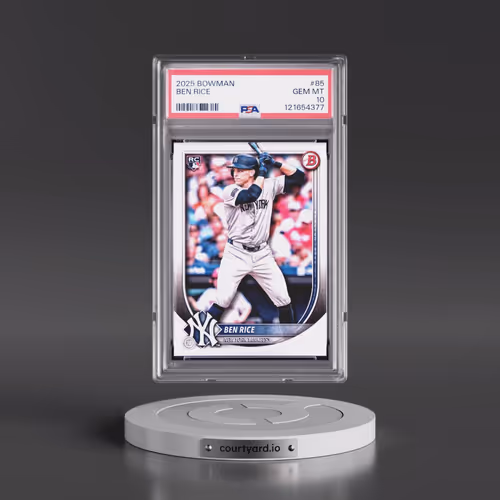 2025 Bowman #85 Ben Rice (PSA 10 GEM MINT)