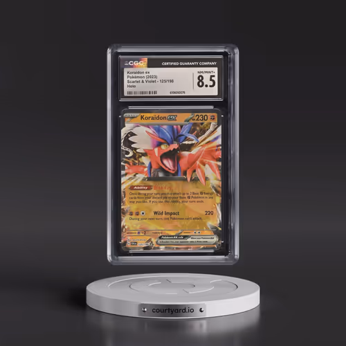 2023 Pokémon Svi EN-Scarlet & Violet #125 Koraidon EX - Holo (CGC 8.5 NM-MT+)