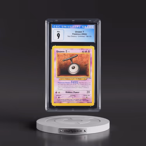 2002 Neo Destiny #88/105 Unown T (CGC 9 MINT)