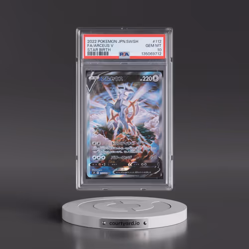2022 Pokémon Sword & Shield Star Birth #112 Arceus V - Holo Full Art (PSA 10 GEM MINT)