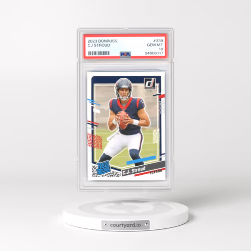 2023 Panini Donruss #339 CJ Stroud (PSA 10 GEM MINT)