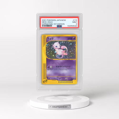 2001 Pokémon Expedition #119 Mew - 1st Edition Holo (PSA 9 MINT)