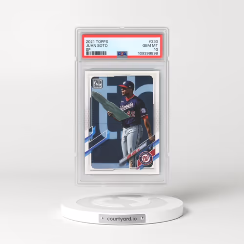 2021 Topps #330 Juan Soto - SP (PSA 10 GEM MINT)