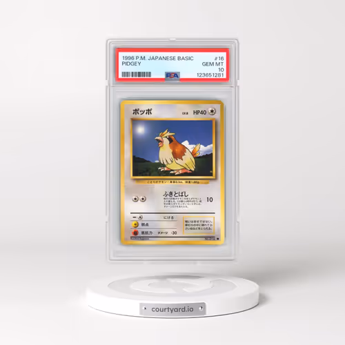 1996 Pokémon Basic #16 Pidgey (PSA 10 GEM MINT)