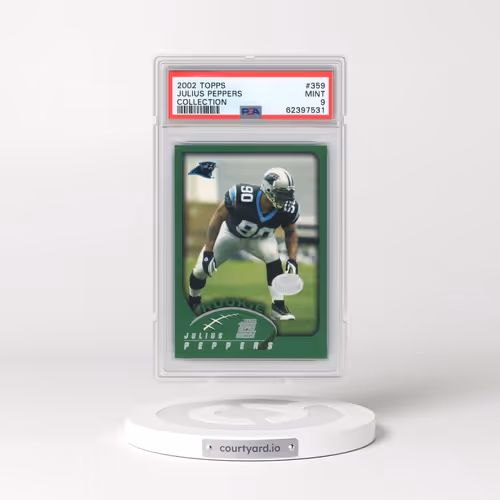 2002 Topps #359 Julius Peppers - Collection (PSA 9 MINT)
